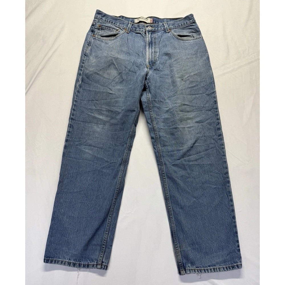 Vintage Levis 550 90s Jeans 36x30 USA Straight Leg Blue denim Y2K Grunge